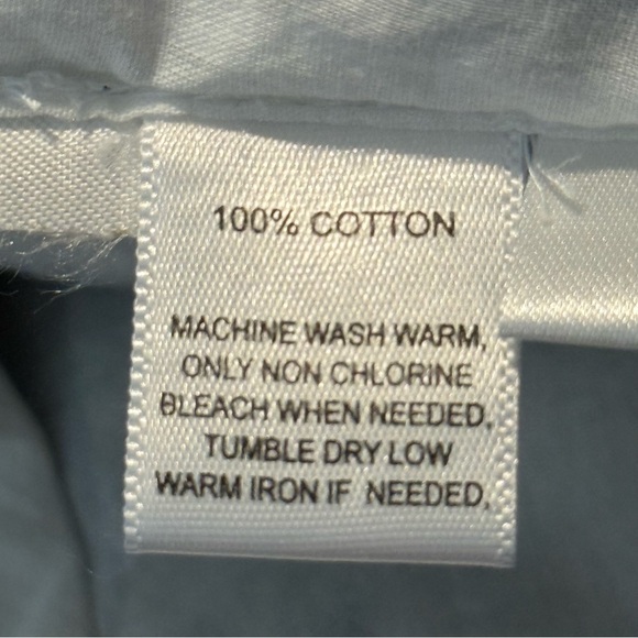 LOFT Navy and White 100% Cotton A-Line Skirt ~ 10 - Picture 7 of 7